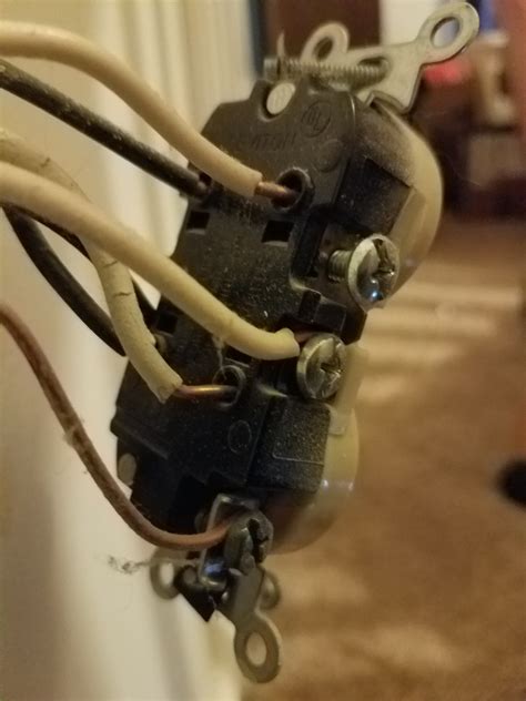 three sets of wires in one outlet